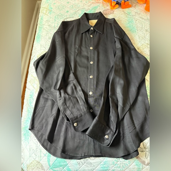 New Men’s Stubbs Black Dress Shirt - Picture 2 of 9